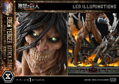 Ultimate Diorama Masterline "Attack on Titan" Eren Yeager Attack Titan