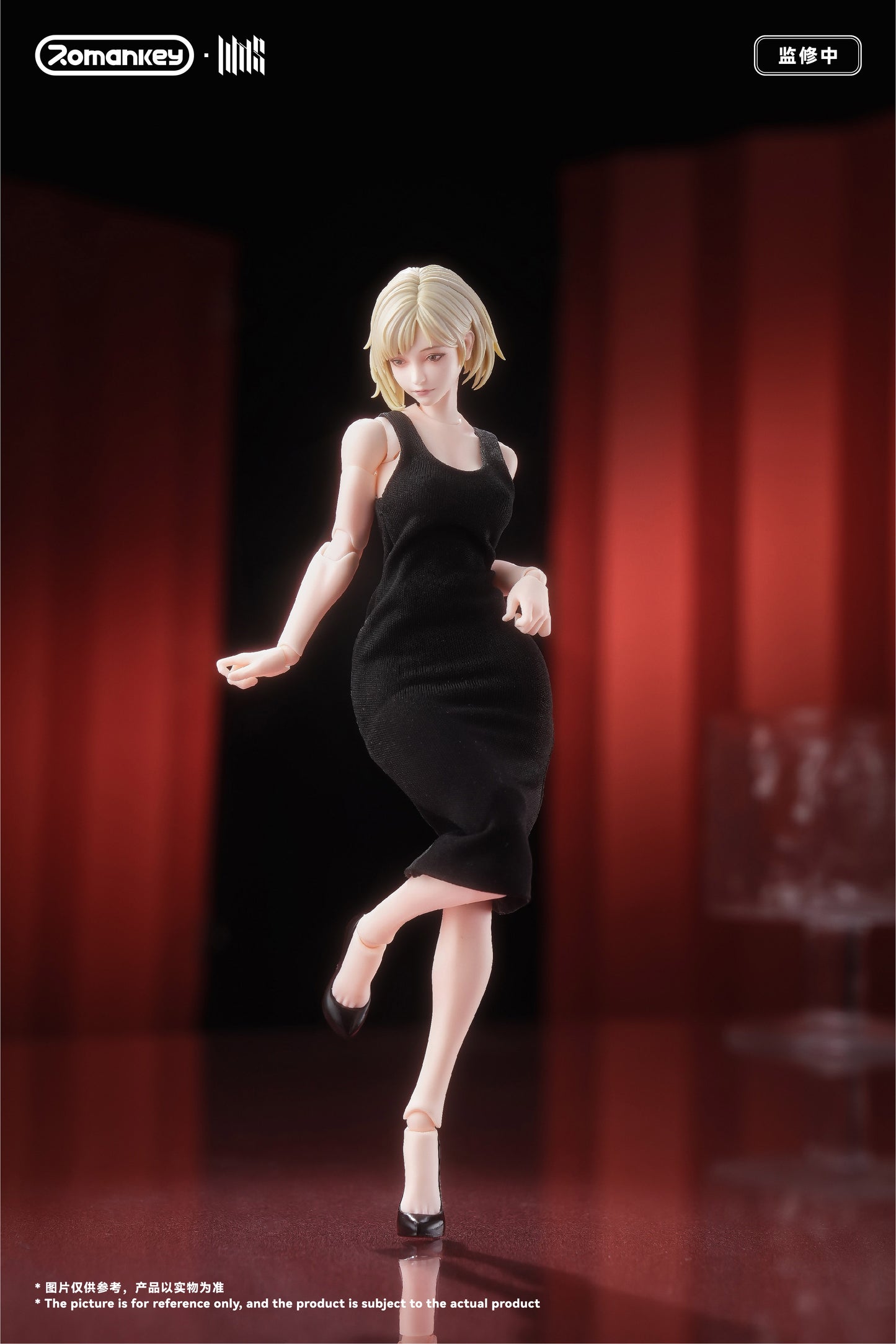 ROMANKEY UMS004C 1/12 SCALE ACTION FIGURE FEMALE BODY MIA (PRE-PAINTED VER.)