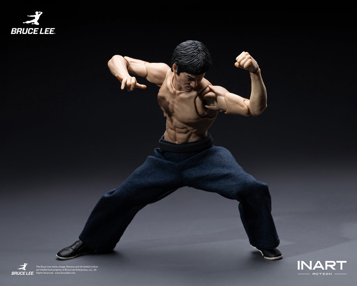 INART Action "Enter The Dragon" Bruce Lee (Kung fu suit) 1/12 Scale Action Figure