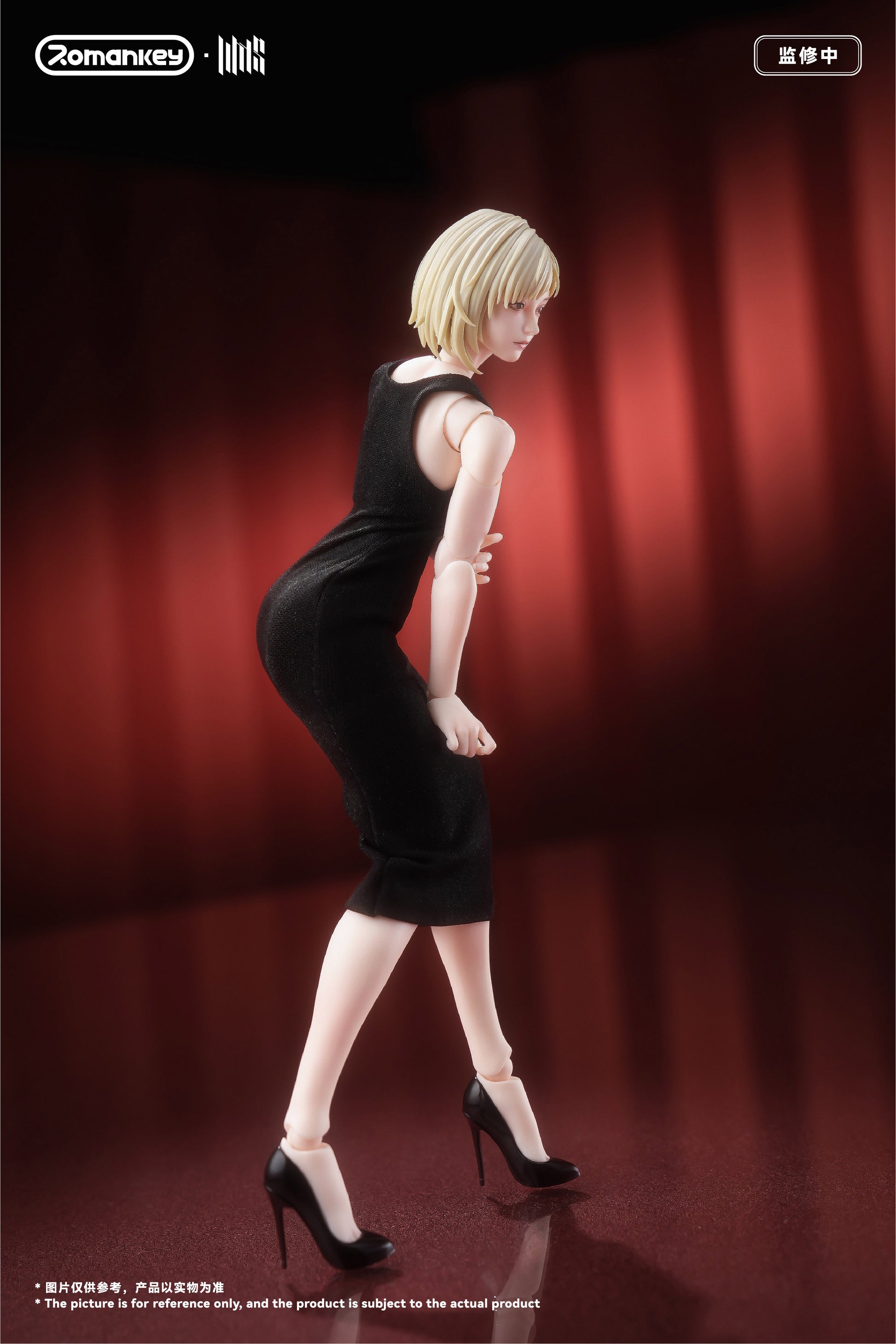 ROMANKEY UMS004C 1/12 SCALE ACTION FIGURE FEMALE BODY MIA (PRE-PAINTED VER.)