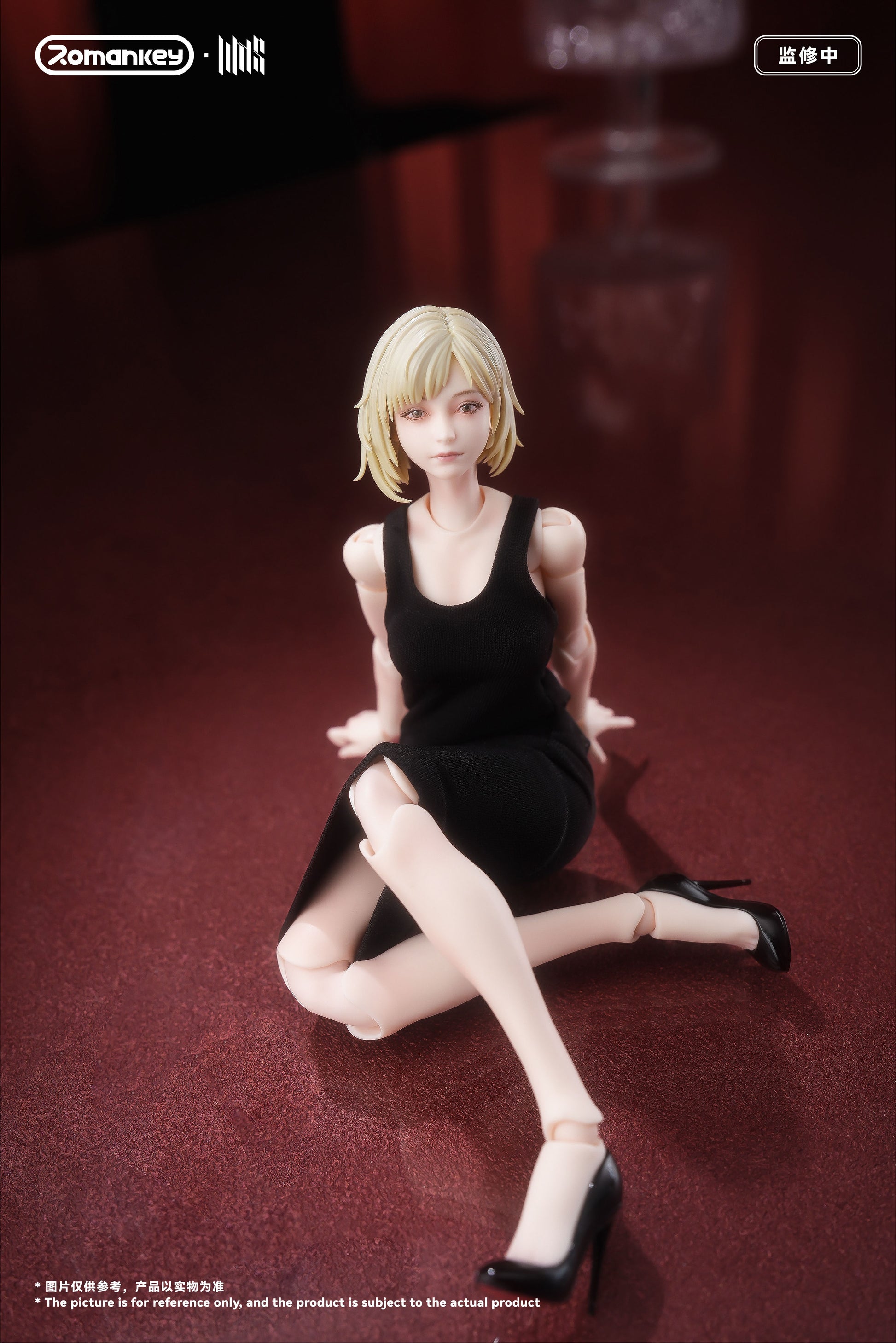 ROMANKEY UMS004C 1/12 SCALE ACTION FIGURE FEMALE BODY MIA (PRE-PAINTED VER.)