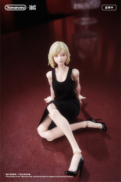 ROMANKEY UMS004C 1/12 SCALE ACTION FIGURE FEMALE BODY MIA (PRE-PAINTED VER.)