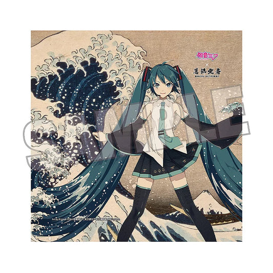 Hatsune Miku x Hokusai Katsushika iXima Hand Towel The Great Wave off Kanagawa